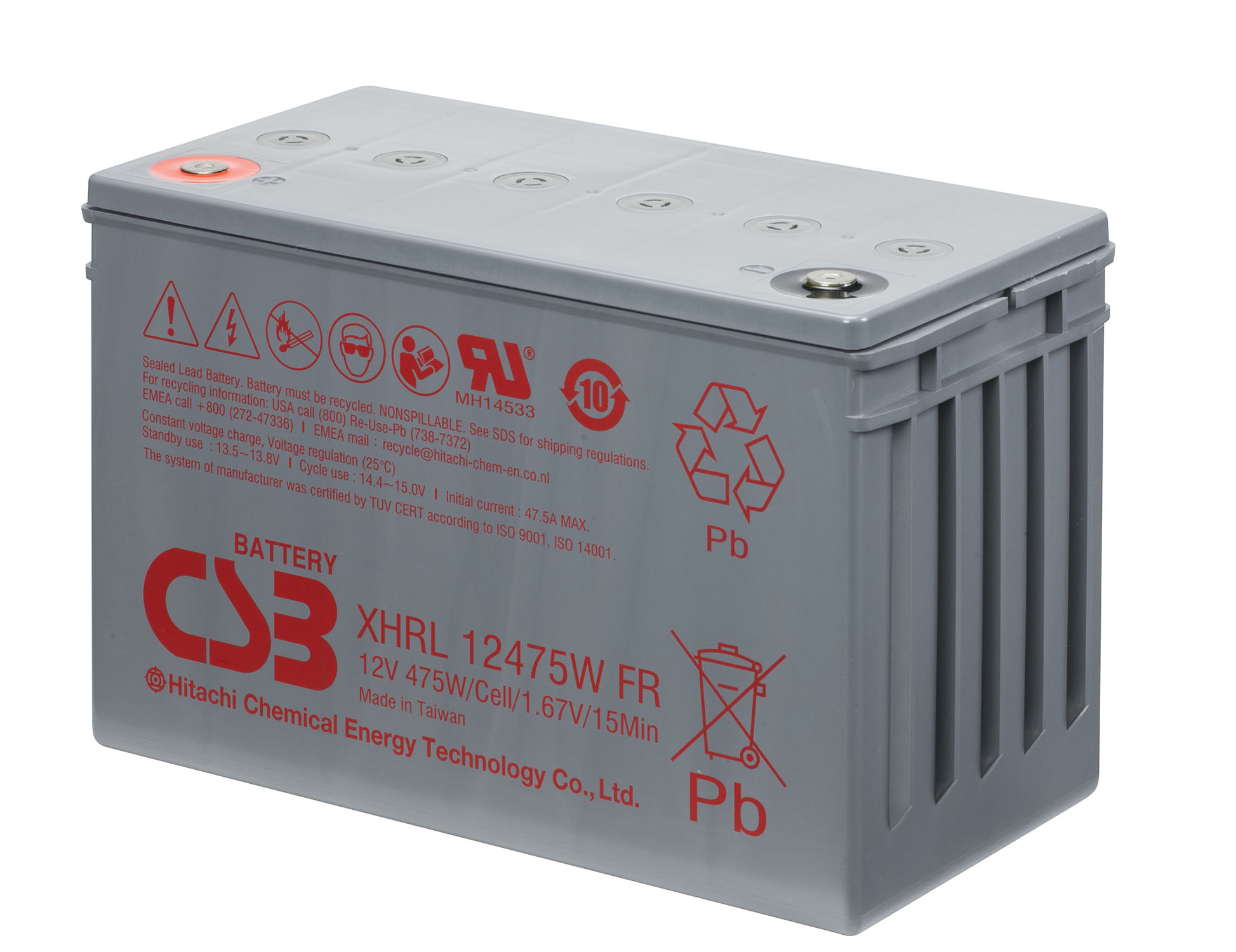 Акумулятор CSB XHRL12475W 12V 118.8 Ah